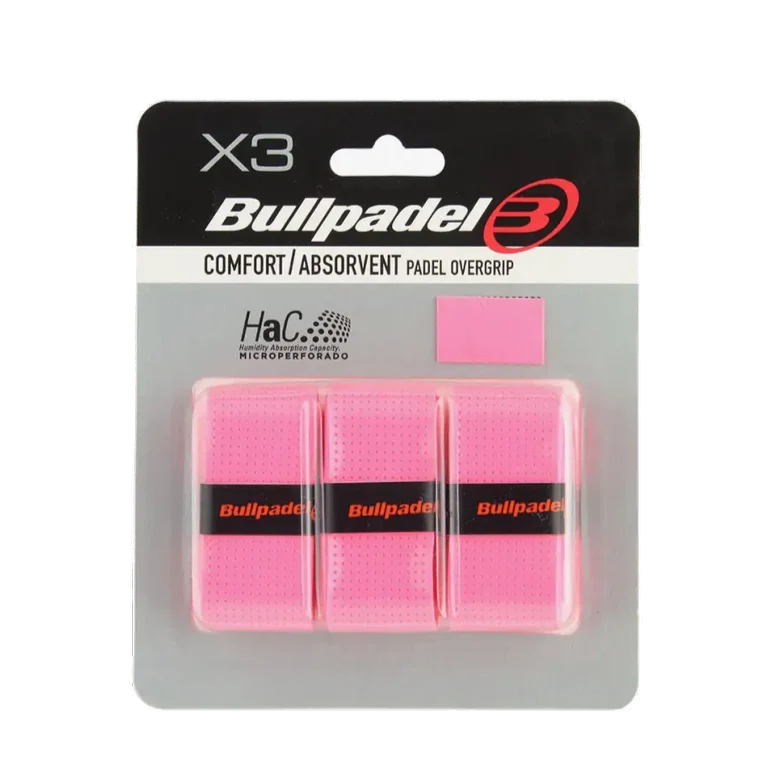Bullpadel Overgrip Rosa Flúor Comfort GB1201