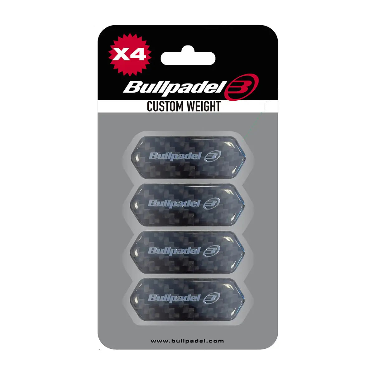 Protector Bullpadel Custom Weight Negro (Pack x4)