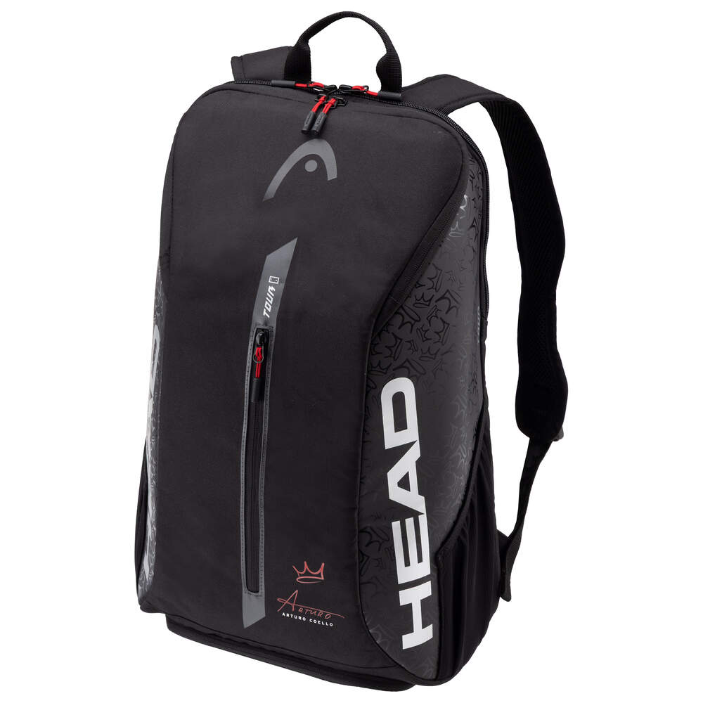 Mochila Head Coello Tour Padel 25L Negro | Arturo Coello