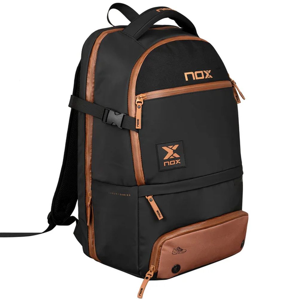 Mochila Nox Luxury Open Series Negro/Marrón
