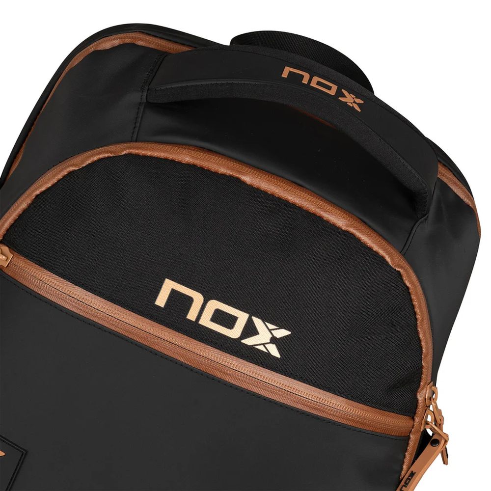 Mochila Nox Luxury Open Series Negro/Marrón
