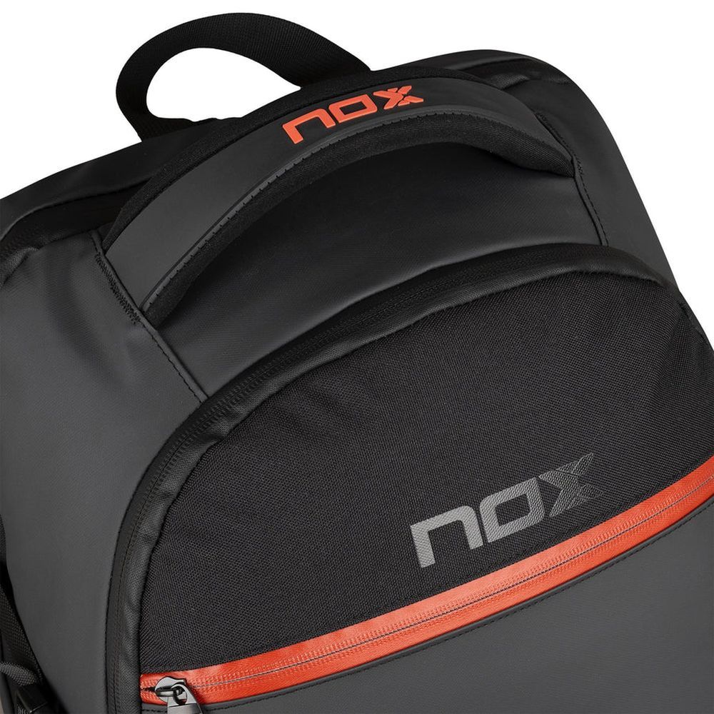 Mochila Nox Luxury Open Series Negro/Rojo