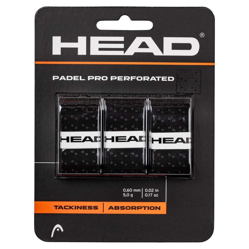 Head Padel Pro Perforated Overgrip Negro